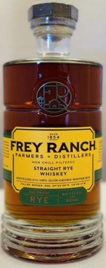 Frey Ranch Straight Rye Whiskey Bottled In Bond