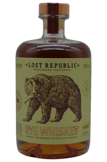 Lost Republic Distilling Co. Rye Whiskey