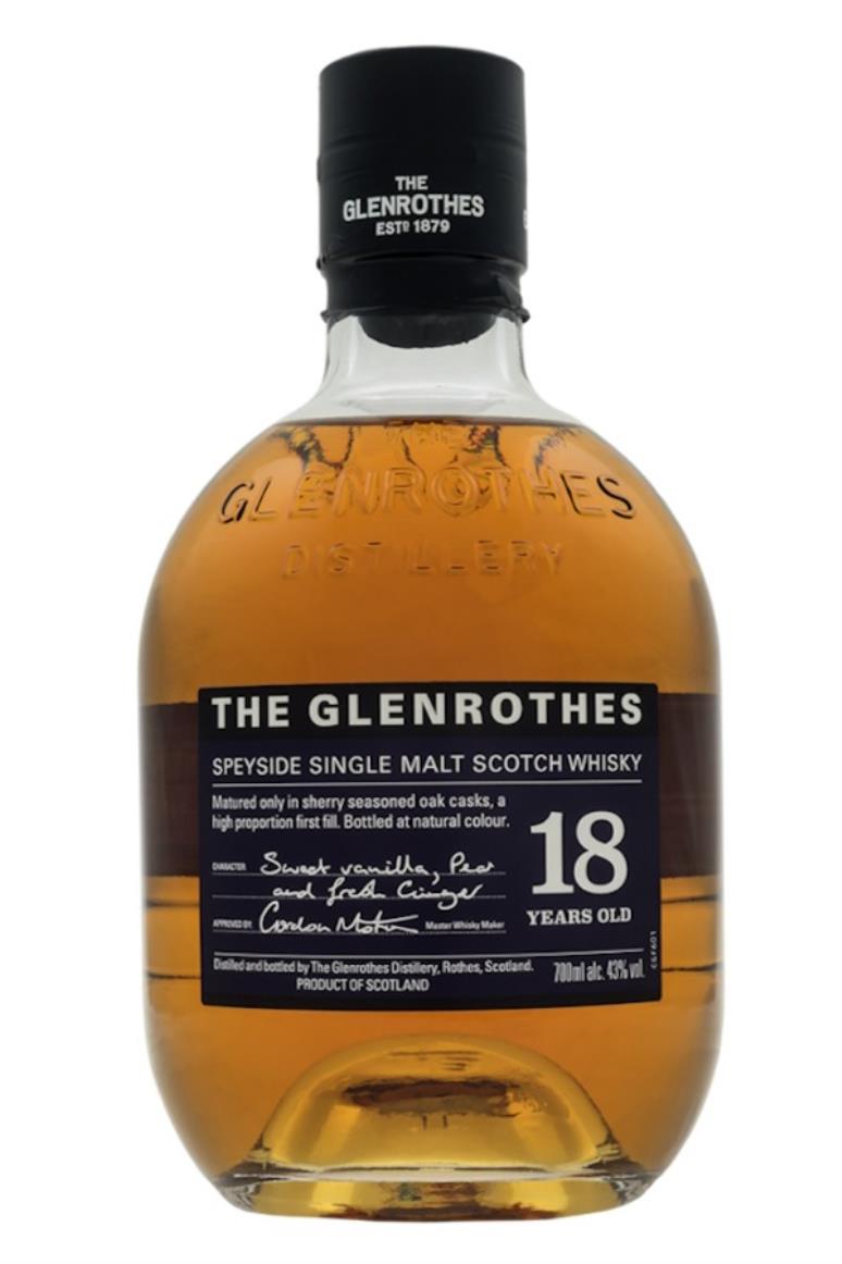 The Glenrothes 18 Year Single Malt Scotch Whisky
