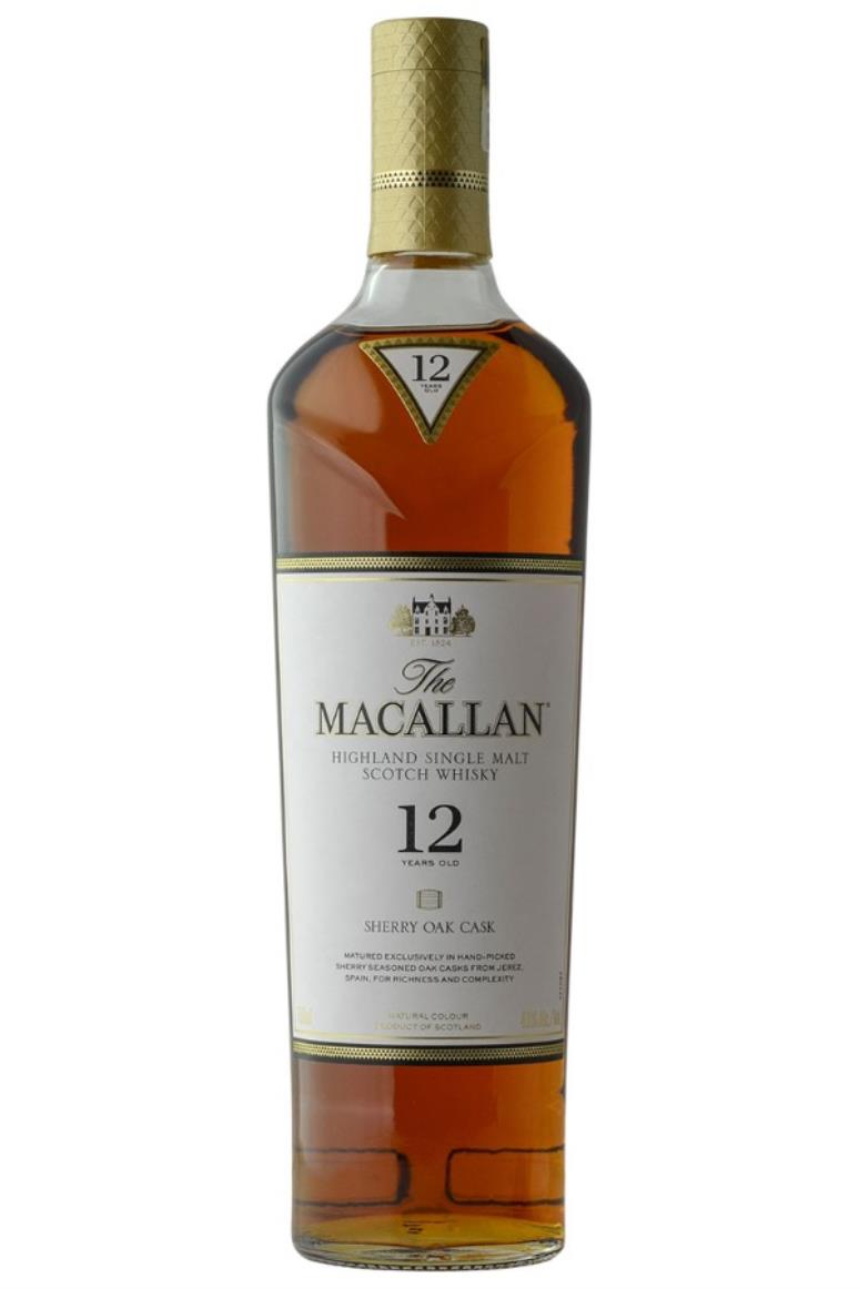 The Macallan Sherry Oak Cask 12 Year Old Single Malt Scotch Whisky