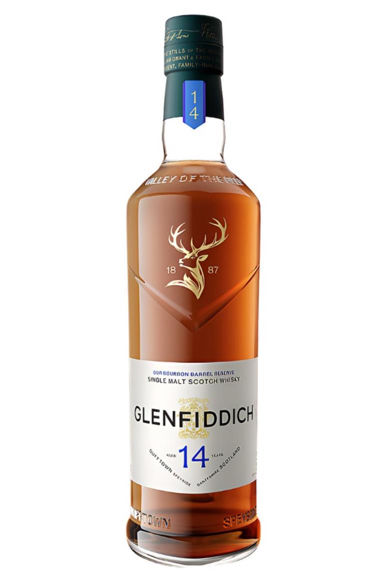 Glenfiddich 14 Year Bourbon Barrel Reserve Single Malt Scotch Whisky
