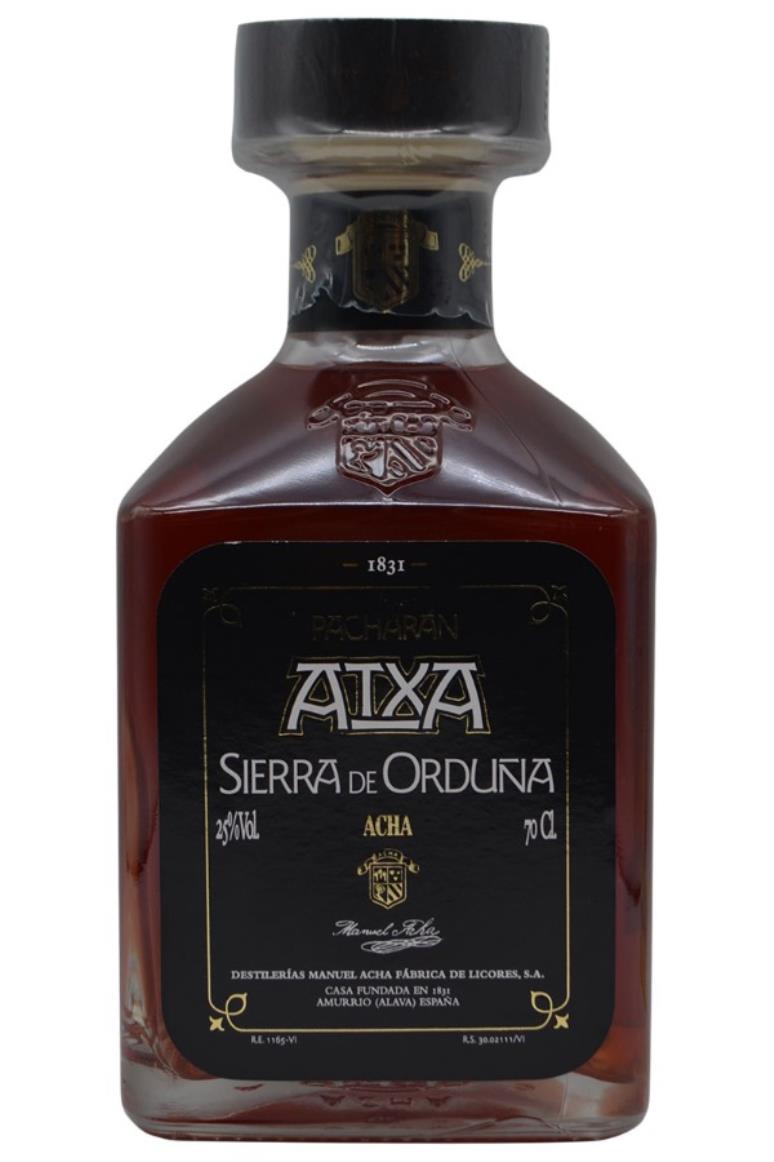 Destilerias Acha Atxa Sierra de Orduna Pacharan Liqueur
